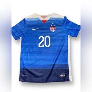 Abby Wamback Nike USA National Soccer Team blue and white jersey #USA #Soccer